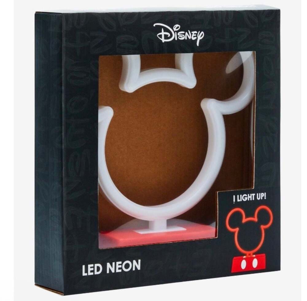 Disney Mickey Mouse Head LED Neon Table Lamp